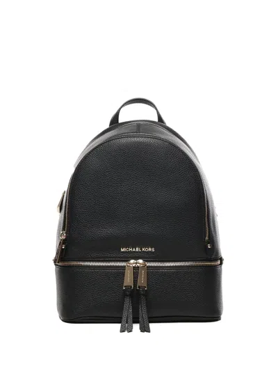 Michael Michael Kors Medium Rhea Logo-plaque Zip-top Backpack