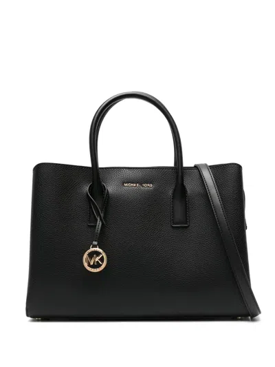 Michael Michael Kors Medium Ruthie Leather Tote Bag In Black