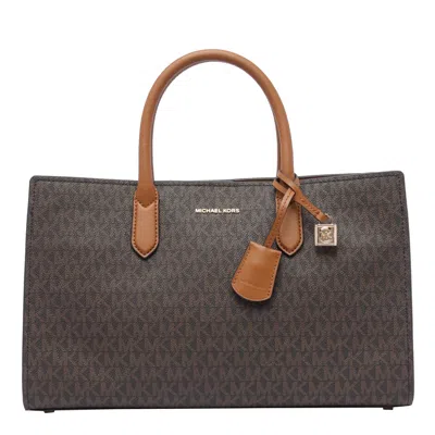Michael Michael Kors Medium Scarlett Satchel Bag In Brown