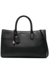 Michael Michael Kors Scarlett Medium Ew Satchel Bag In Black