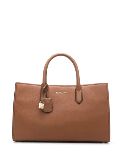 Michael Michael Kors Scarlett Medium Satchel Bag In Brown