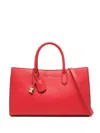 Shop Michael Michael Kors Medium Scarlett Tote Bag In Red