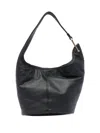 Michael Michael Kors Medium Sony Leather Shoulder Bag In Black