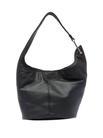 Michael Michael Kors Medium Sony Leather Shoulder Bag In Black