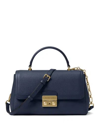 Michael Michael Kors Medium Tribeca Satchel Bag In Blue