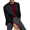 Michael Michael Kors Mens Lined Wool Two-button Blazer In Black