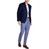 Michael Michael Kors Mens Lined Wool Two-button Blazer In Blue