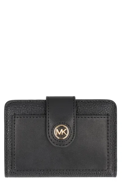 MICHAEL MICHAEL KORS MICHAEL MICHAEL KORS MERCER LEATHER WALLET