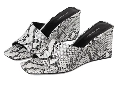 Michael Michael Kors Merriam Wedge In Silver
