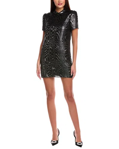 MICHAEL MICHAEL KORS METALLIC MOIRE SILK-BLEND SHIRT