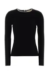 Michael Michael Kors Michael By Michael Kors Black Viscose Blend T-shirt In Black