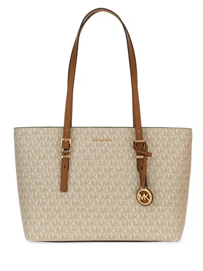 Michael Michael Kors Michael By Michael Kors Borsa A Spalla Tote "quinn" In Brown