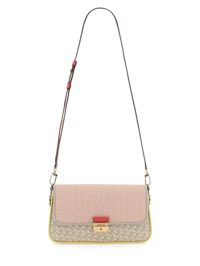 Michael Michael Kors Michael By Michael Kors Bradshaw Bag With Color-block Effect In Pink