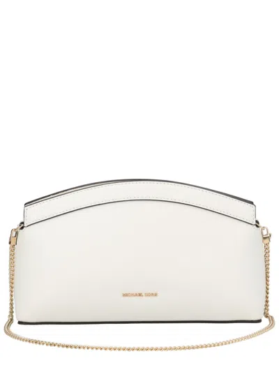 Michael Michael Kors Michael By Michael Kors Clutch "athena" Small In White