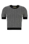 Michael Michael Kors Michael By Michael Kors Embroidered Stretch Viscose Blend Sweater