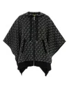 Michael Michael Kors Michael By Michael Kors Embroidered Wool Blend Poncho