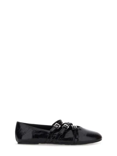 Michael Michael Kors Michael By Michael Kors Flex Ballerina Flats In Black