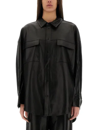 Michael Michael Kors Michael By Michael Kors Leather Jacket In Black