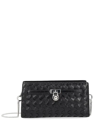 Michael Michael Kors Michael By Michael Kors Leather Shoulder Bag In Black