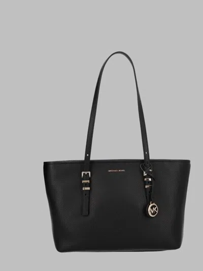 Michael Michael Kors Michael By Michael Kors Leather Tote Bag In Black