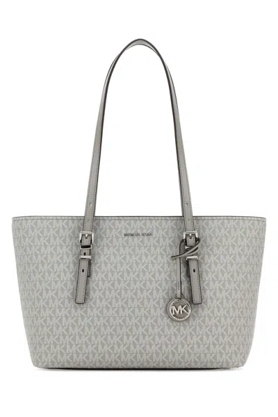 Michael Michael Kors Michael By Michael Kors Md Ew Tz Tote In Gray