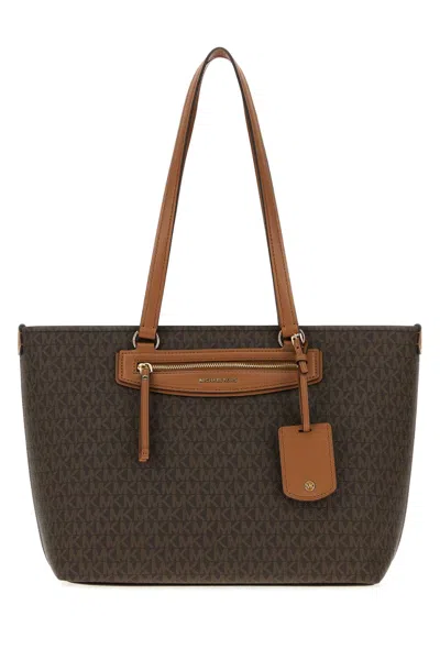 Michael Michael Kors Michael By Michael Kors Md Ew Tz Tote In Brown
