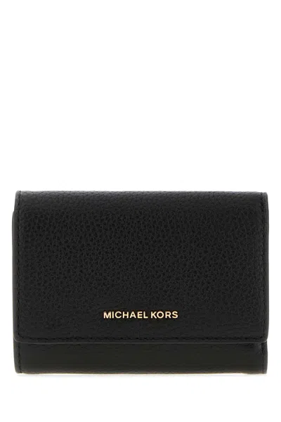 Michael Michael Kors Michael By Michael Kors Md Trifold Wallet In Black