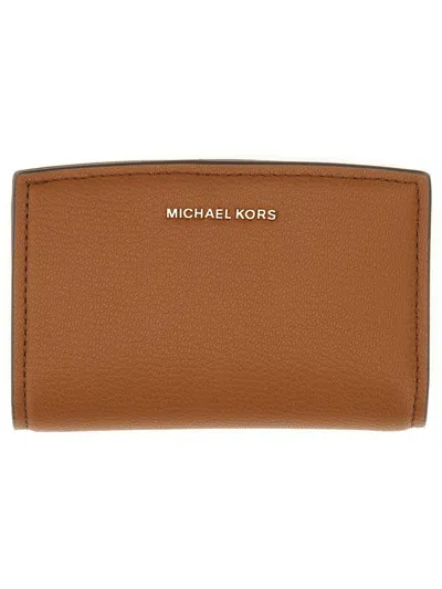 Michael Michael Kors Michael By Michael Kors Medium Leather Wallet In Brown