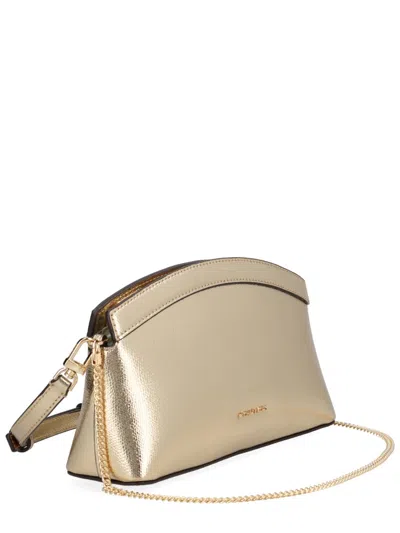 Michael Michael Kors Michael By Michael Kors Mini Leather Shoulder Bag In Gold