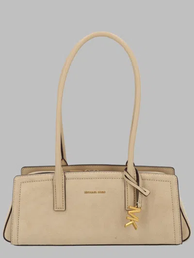 Michael Michael Kors Michael By Michael Kors Mini Leather Shoulder Bag In Sand