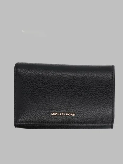 Michael Michael Kors Michael By Michael Kors Mini Wallet With Signature Detailing In Black