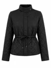 Michael Michael Kors Diamond-pattern Quilted Jacket In Black