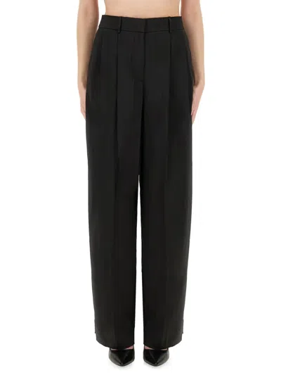 Michael Michael Kors Michael By Michael Kors Pantalone A Gamba Ampia In Black