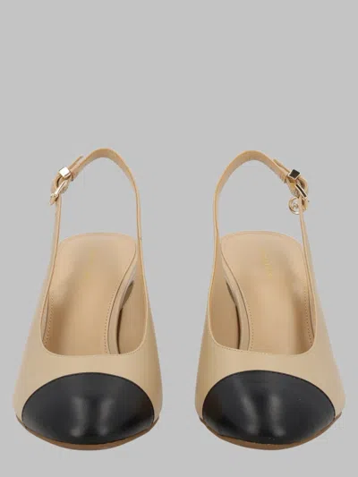 Michael Michael Kors Michael By Michael Kors Piper Flex Leather Slingback Pump Heels In Brown