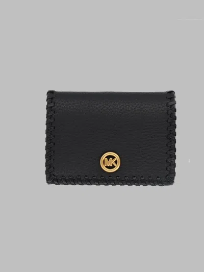 Michael Michael Kors Michael By Michael Kors Portafoglio In Pelle Con Logo In Black