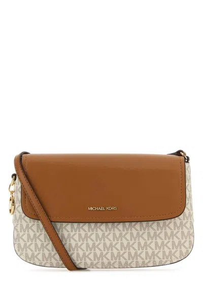 Michael Michael Kors Michael By Michael Kors Printed Canvas Alice Crossbody Bag In Brown