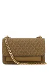 Michael Michael Kors Michael By Michael Kors Printed Canvas And Leather Claire Shoulder Bag In Printed