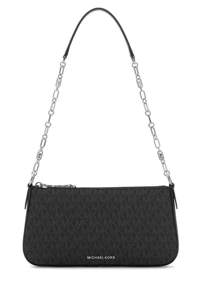 Michael Michael Kors Michael By Michael Kors Printed Canvas Empire Shoulder Bag In Blue