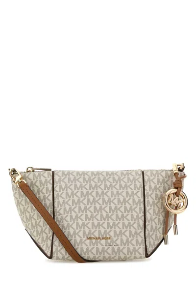 Michael Michael Kors Michael By Michael Kors Printed Canvas Jordi Crossbody Bag In Gray