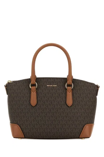 Michael Michael Kors Michael By Michael Kors Printed Canvas Murphy Handbag In Pink