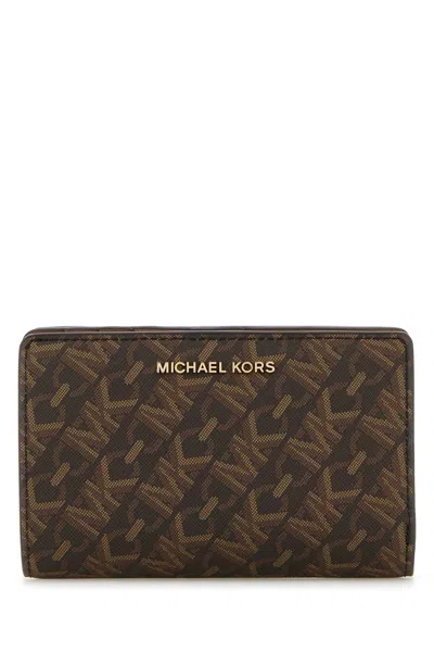 Michael Michael Kors Md Snap Za Wallet-tu Nd Michael By Michael Kors Female In Printed