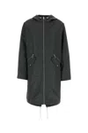 Michael Michael Kors Michael By Michael Kors Printed Polyester Parka Jacket For Women In Black