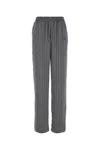 Michael Michael Kors Michael By Michael Kors Printed Satin Pant In Gray