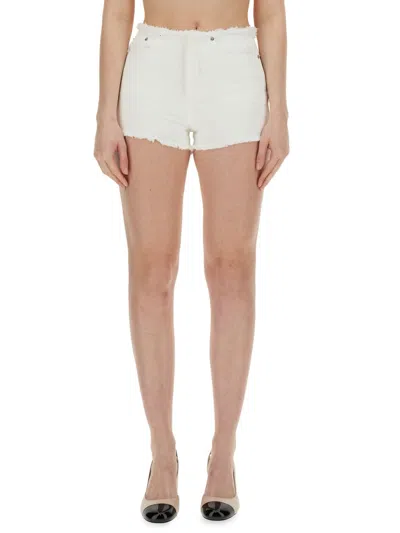 Michael Michael Kors Michael By Michael Kors Regular Fit Denim Shorts In White