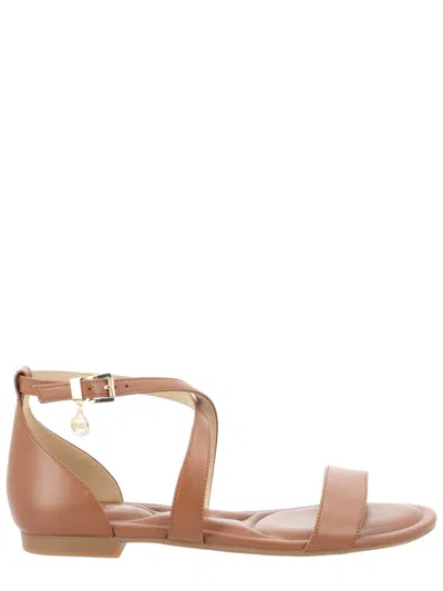 Michael Michael Kors Michael By Michael Kors Leather Sandals For Women In Brown