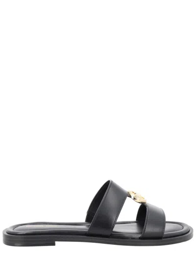 Michael Michael Kors Michael By Michael Kors Elegant Crossover Sandals In Black