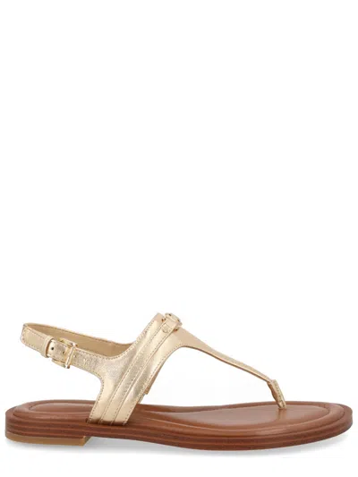 Michael Michael Kors Michael By Michael Kors Chic Sandals For Women In Gold