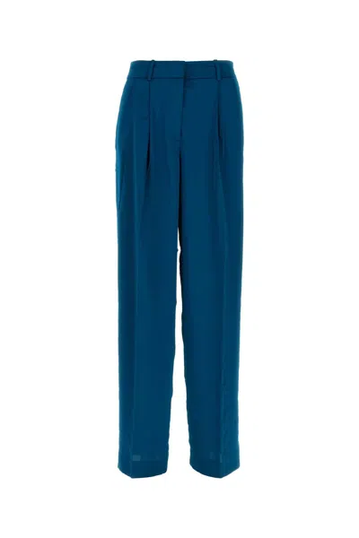 Michael Michael Kors Michael By Michael Kors Satin Pants For Women In Blue