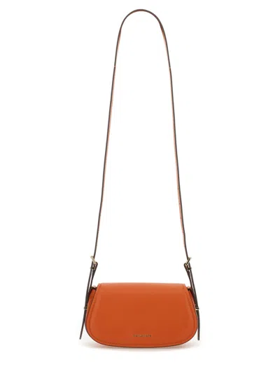 Michael Michael Kors Michael By Michael Kors Shoulder Handbag Mini Lydia In Orange