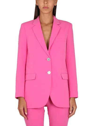 Michael Michael Kors Michael By Michael Kors Single Breasted Blazer In Pink
